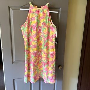 Cute Lily Pulitzer halter dress. Size 8. Worn once.